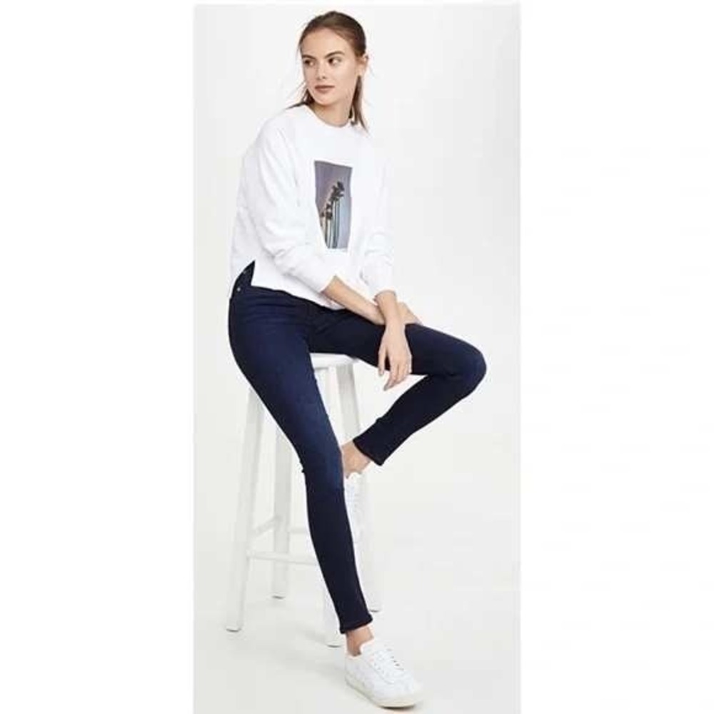 NWOT Rag Bone New York Nina High Rise Skinny Jeans Women‎ Dark Wash Denim 27x30